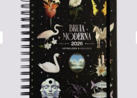 Agenda 2026 Bruja Moderna – Noche (2 días por página)