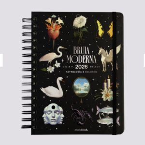 Agenda 2026 Bruja Moderna - Noche (2 días por página)